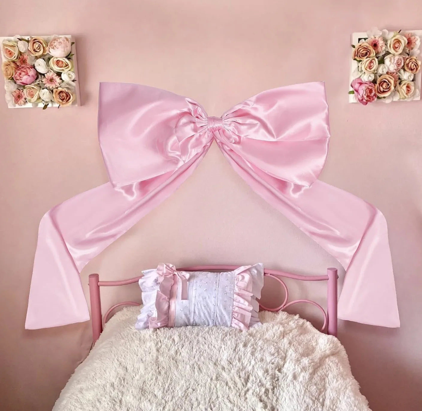 Large Bow Themed Party Decorations Christmas Tree Topper Bow Ribbon for Christmas Wedding Birthday Party Wall Pendant Decor 1PC