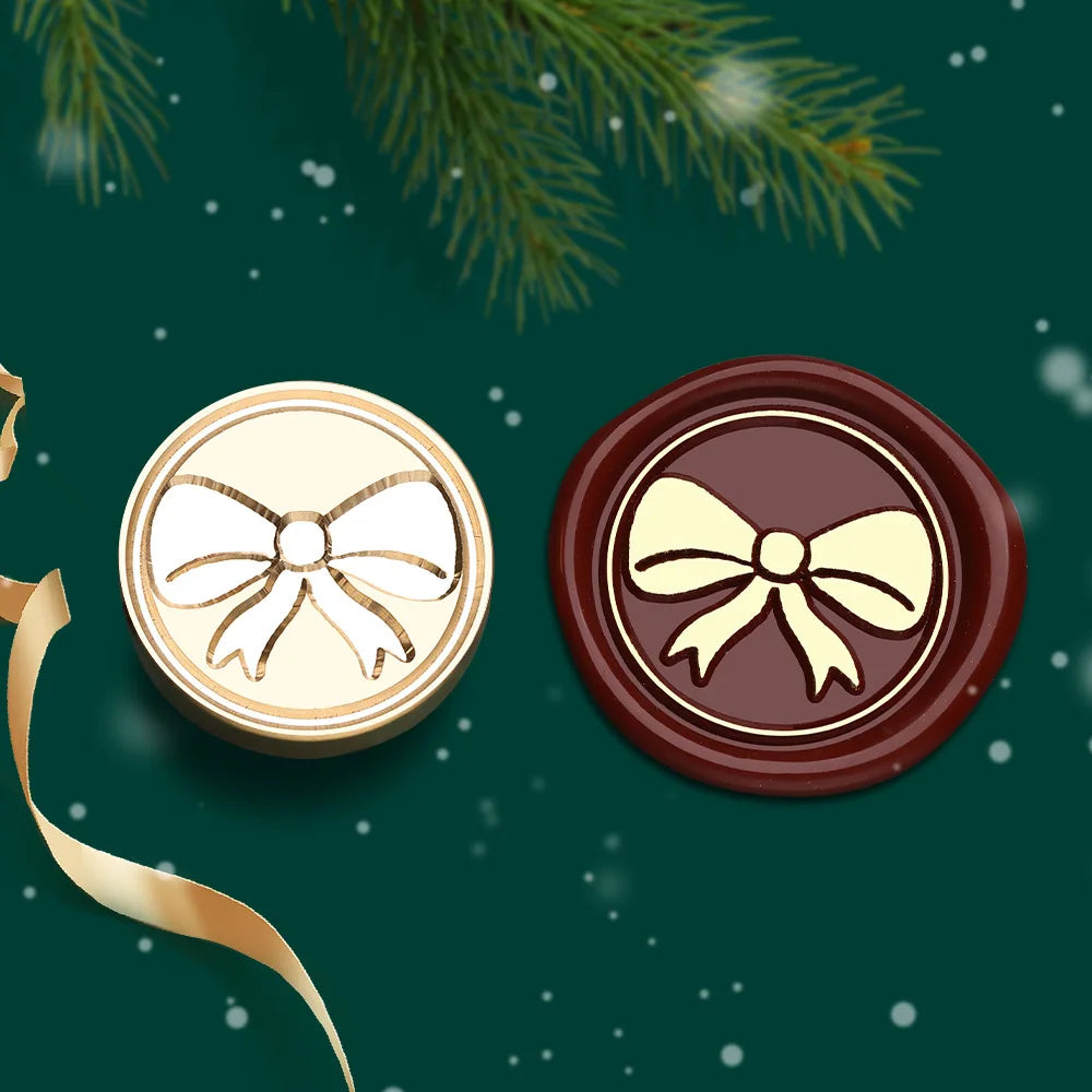 Christmas Series Wax Seal Stamps Vintage Merry Christmas Tree Snowflake Head For DIY Festival Gift Wrapping Cards Scrapbooking